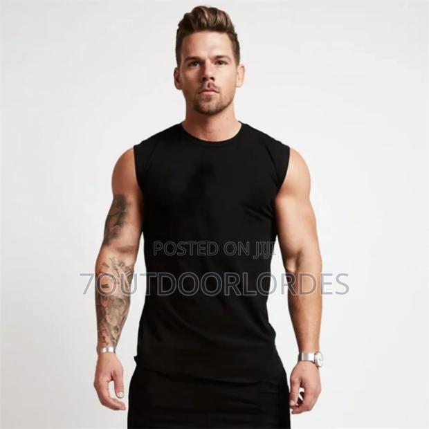 Cotton Gym Running Workout Vest - thumbnail 3