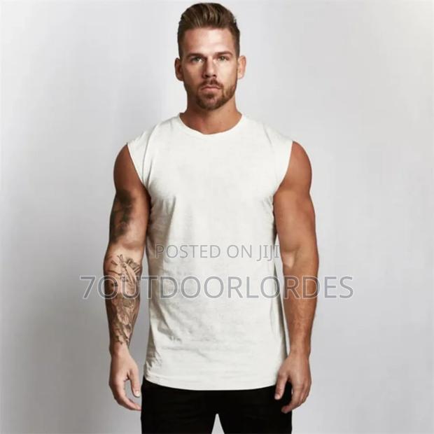 Cotton Gym Running Workout Vest - thumbnail 4