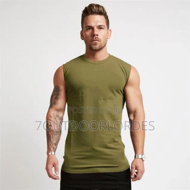 Cotton Gym Running Workout Vest - thumbnail 5