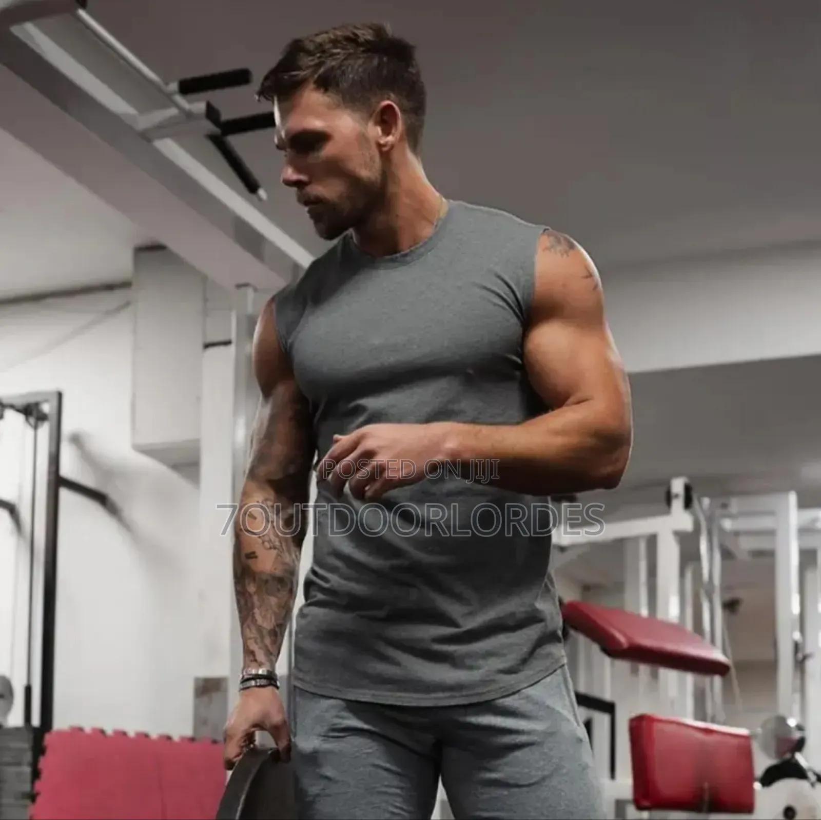 Cotton Gym Running Workout Vest