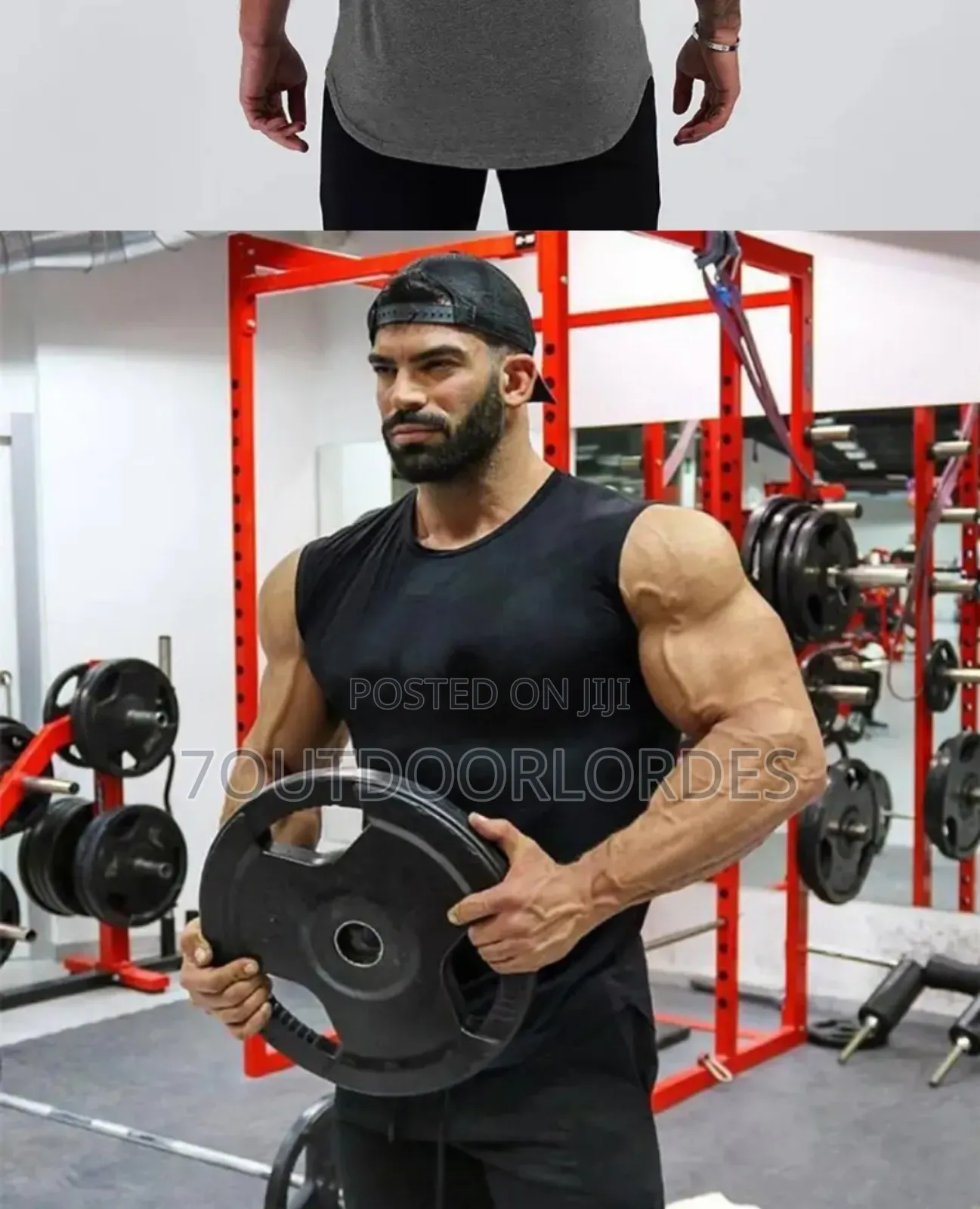 Cotton Gym Running Workout Vest