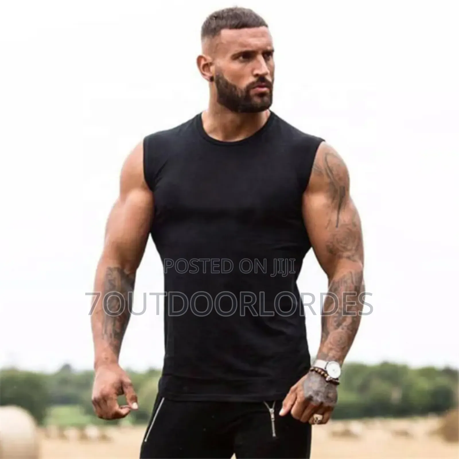 Cotton Gym Running Workout Vest