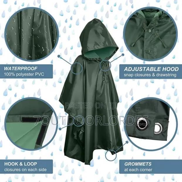 Poncho , Ground Sheet, Raincoat - thumbnail 2