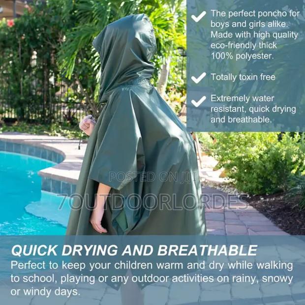 Poncho , Ground Sheet, Raincoat - thumbnail 3