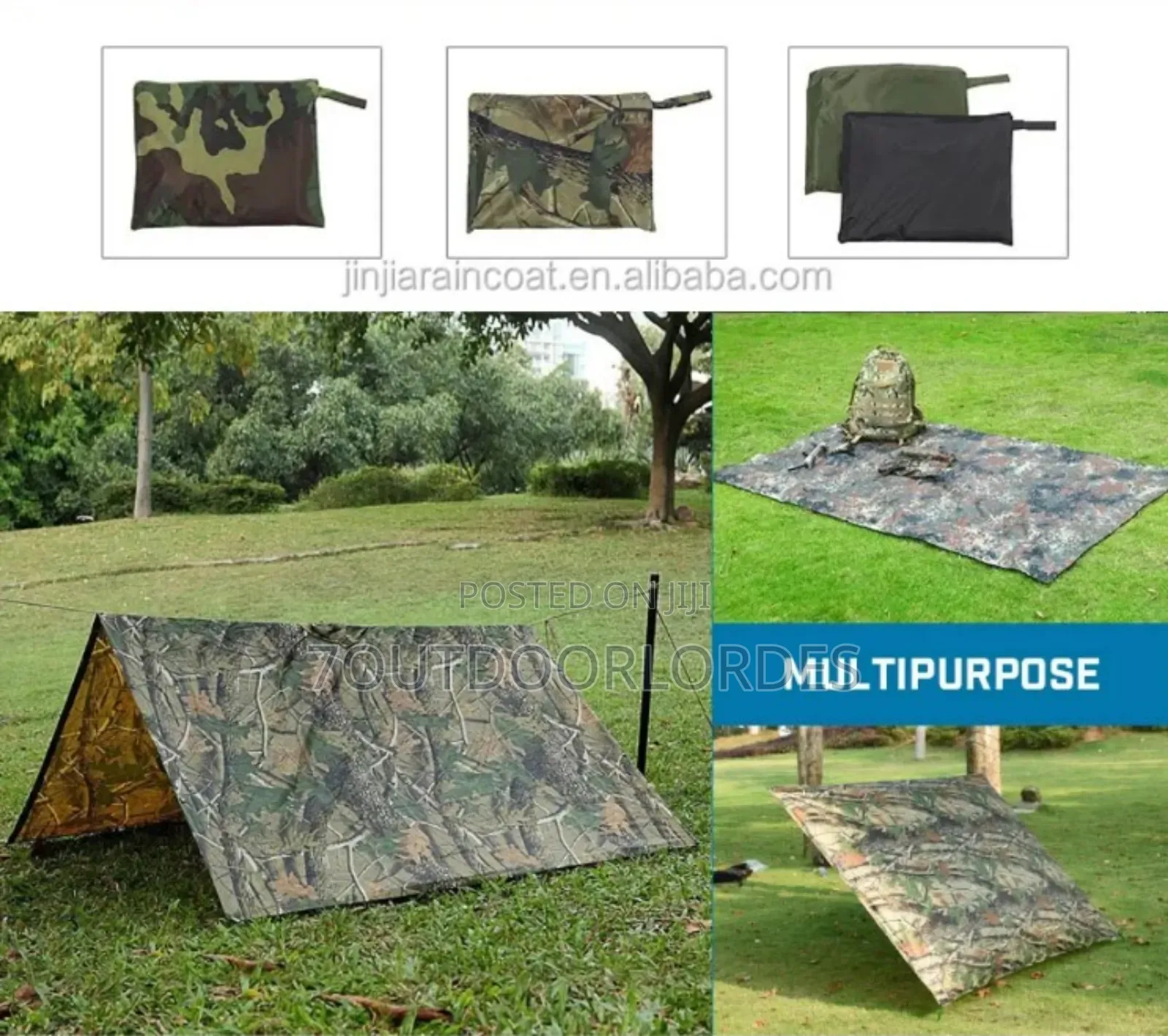 Poncho , Ground Sheet, Raincoat
