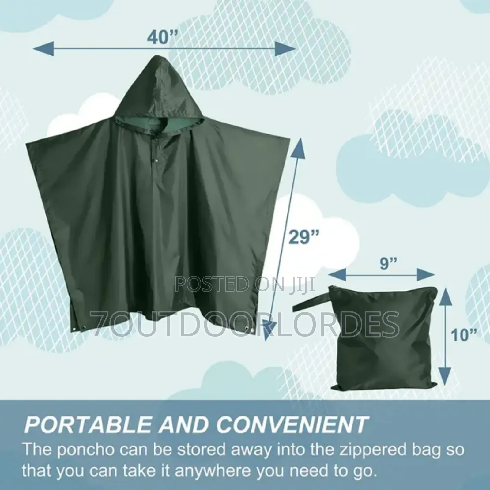 Poncho , Ground Sheet, Raincoat
