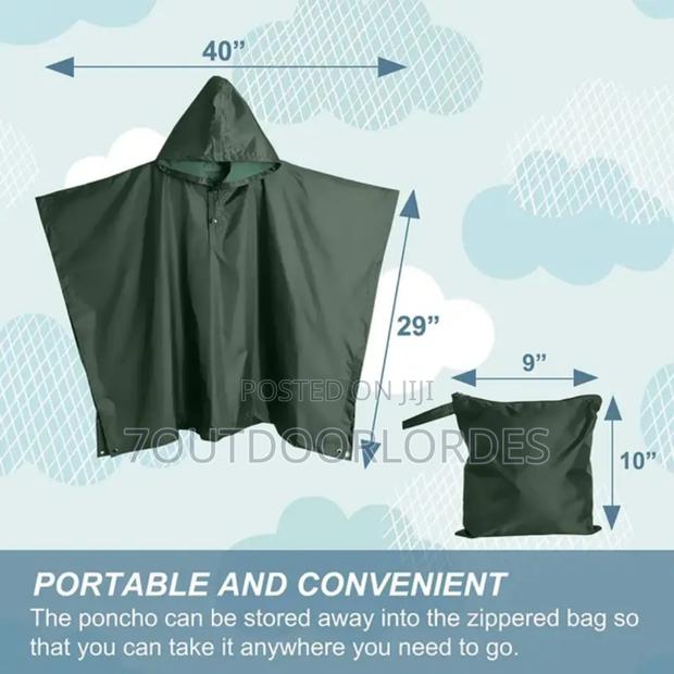Poncho , Ground Sheet, Raincoat - thumbnail 8
