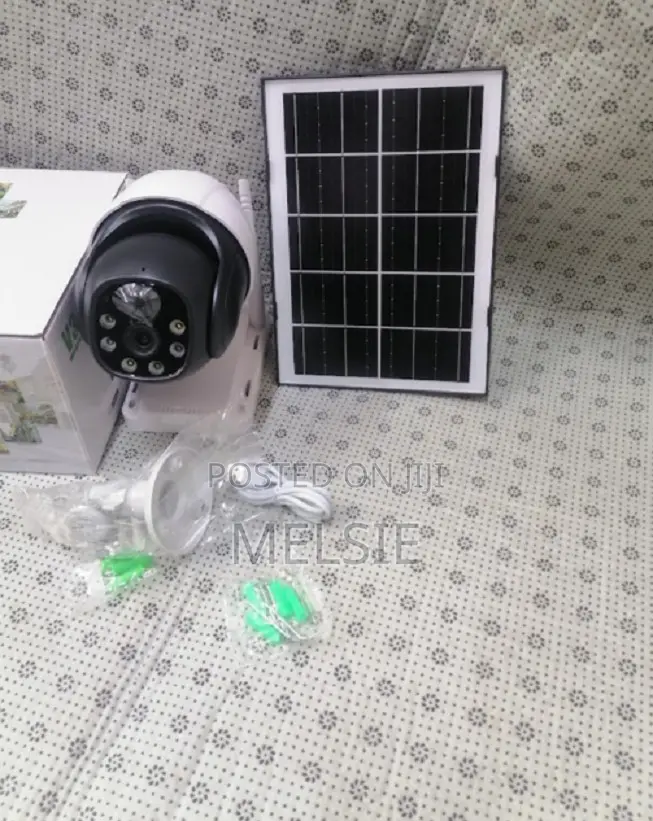 Solar Powered V380 Outdoor Simcard PTZ Camera Full Color