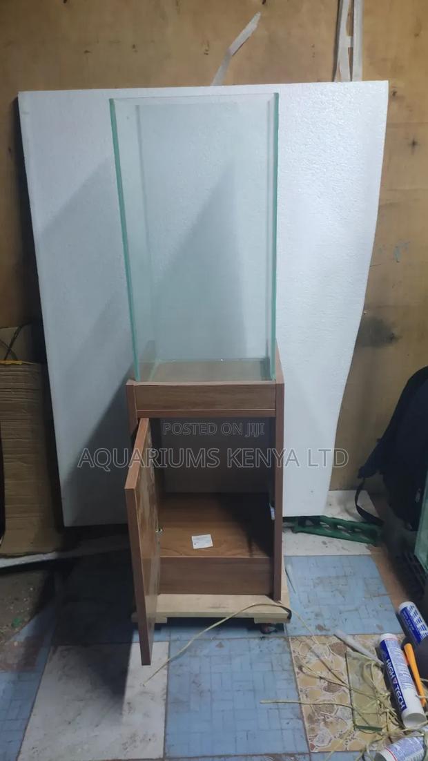Elegant 2ft Tower Aquarium With Stand - thumbnail 2