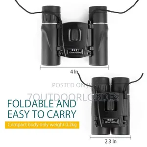 8x21 Compact Lightweight Binoculars