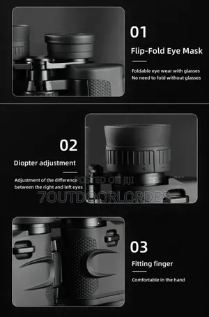20x70 High-Power Binoculars With a Tripod