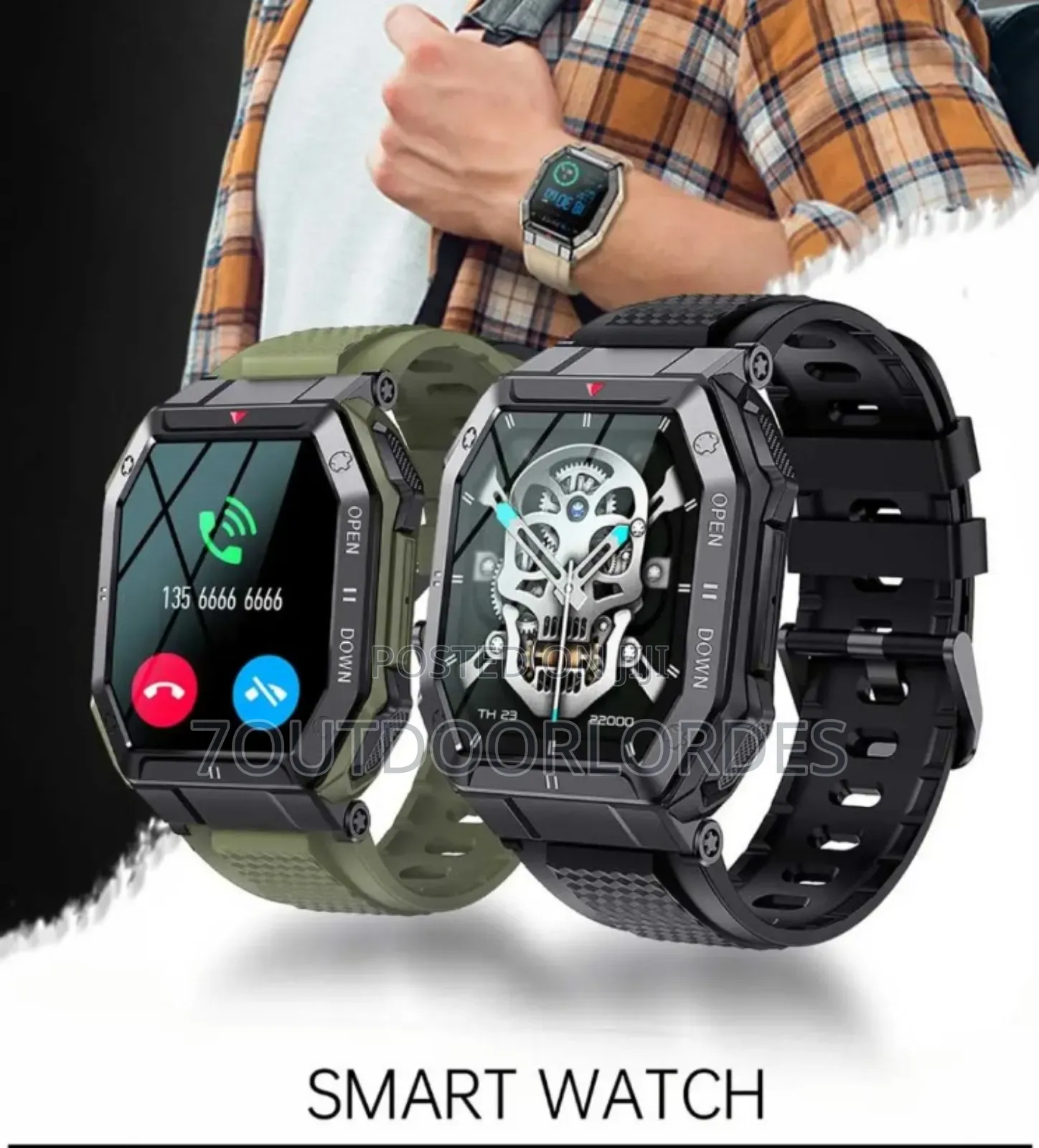 Tactical Outdoor Smart Sport Watch