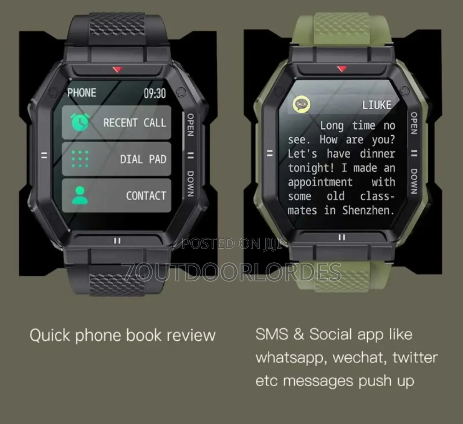 Tactical Outdoor Smart Sport Watch