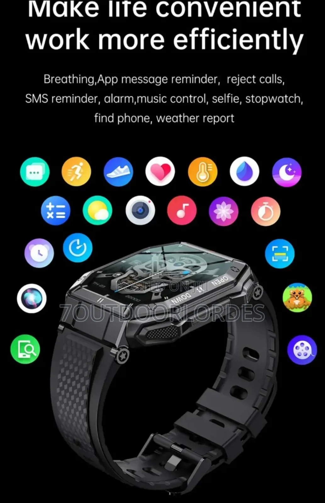 Tactical Outdoor Smart Sport Watch