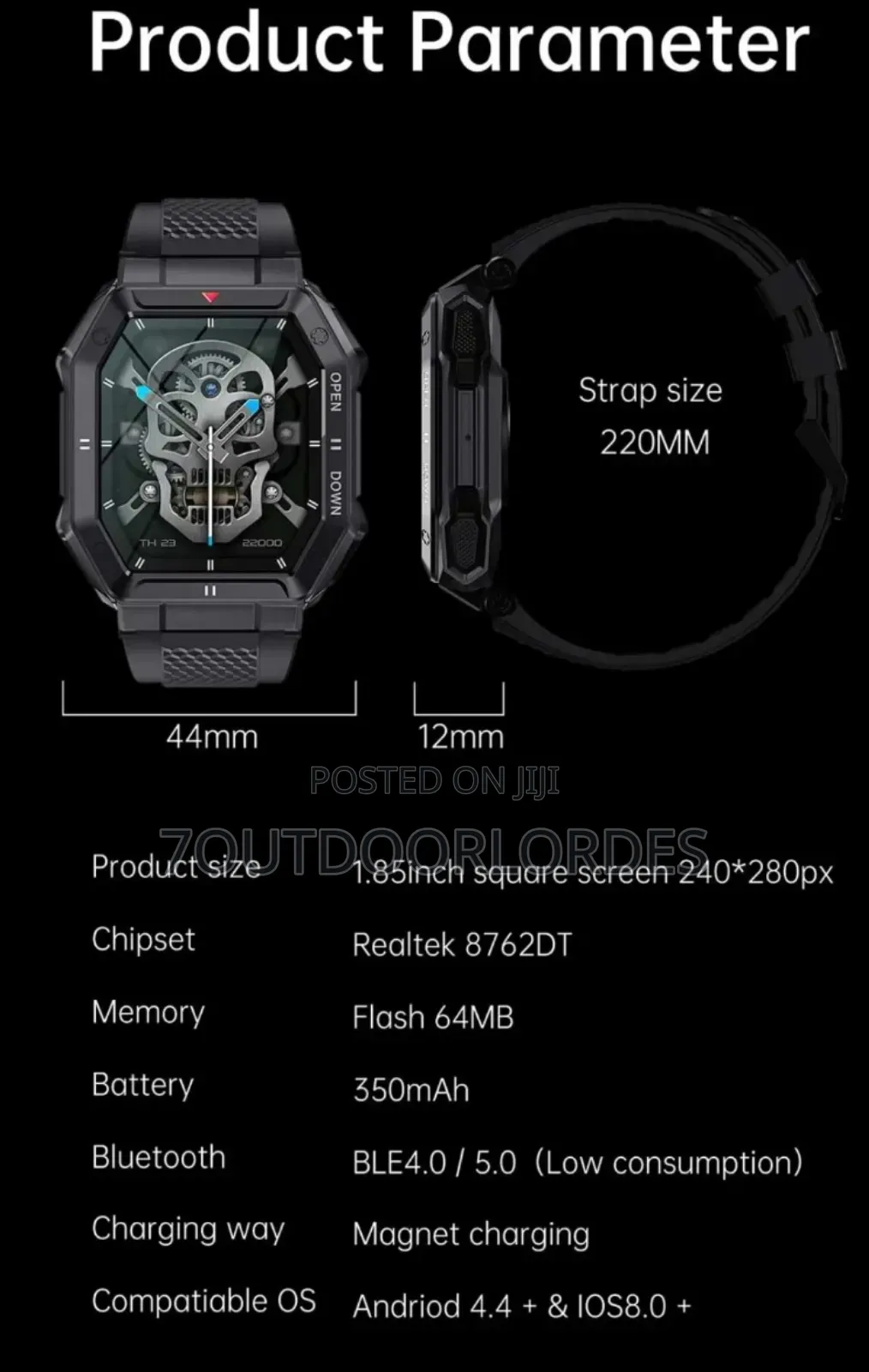 Tactical Outdoor Smart Sport Watch