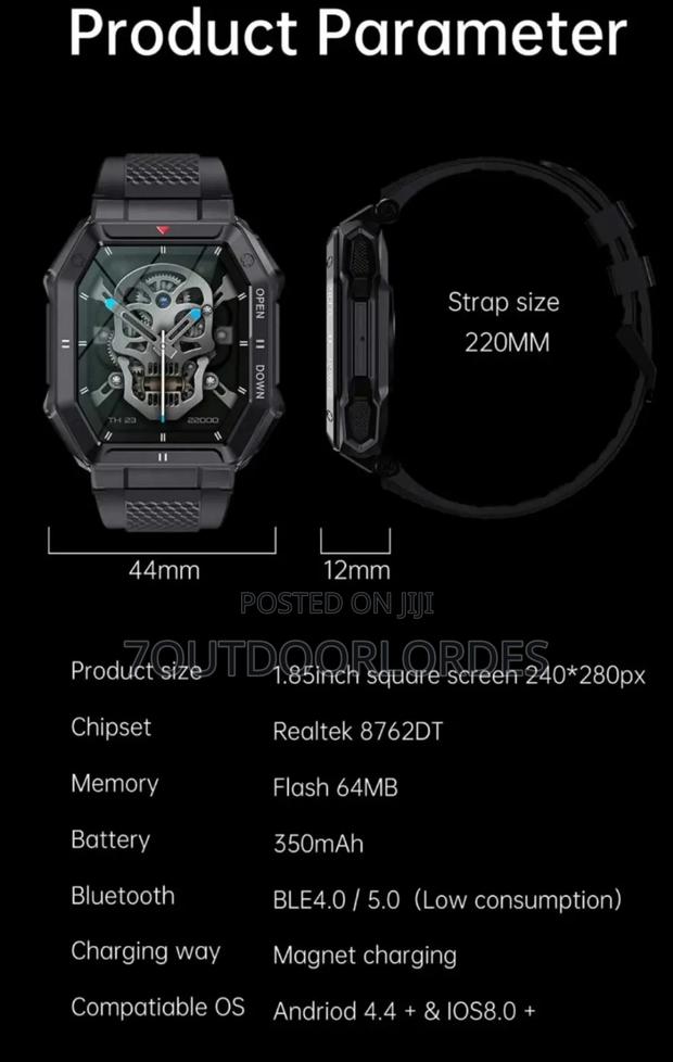 Tactical Outdoor Smart Sport Watch - thumbnail 12