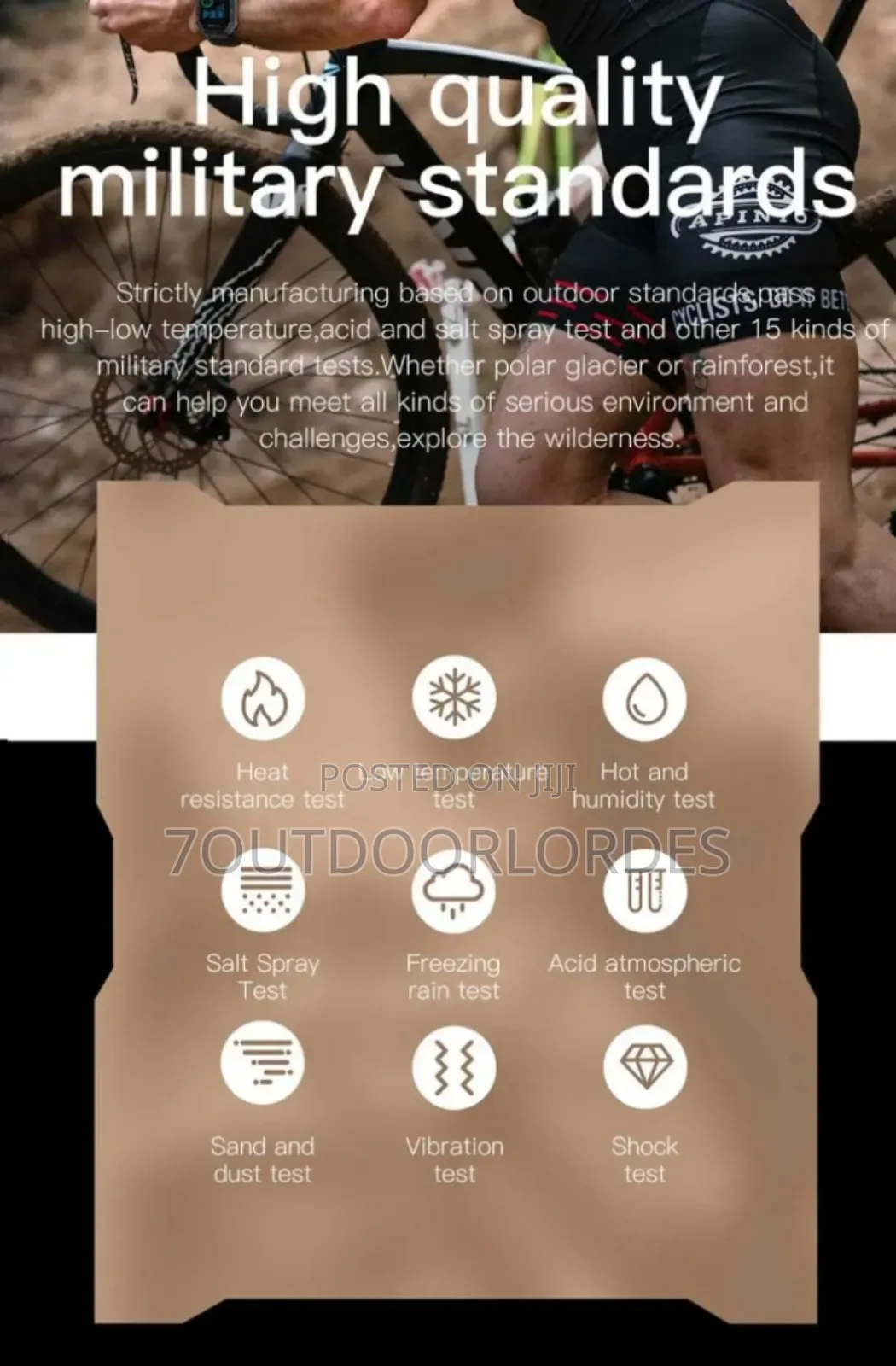 Tactical Outdoor Smart Sport Watch