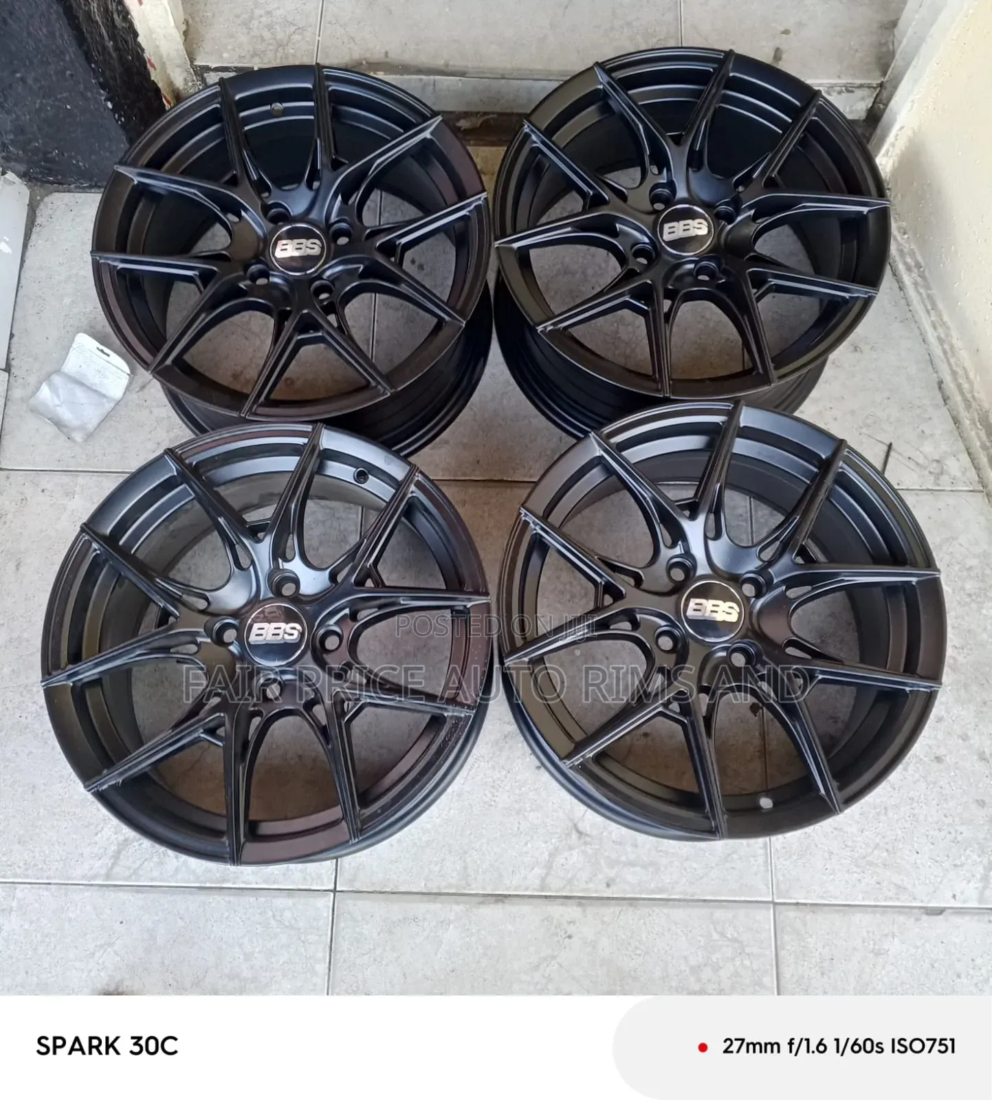 Size15 Colored Rims Bbs And Silver Red Lined