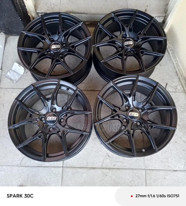 Size15 Colored Rims Bbs And Silver Red Lined
