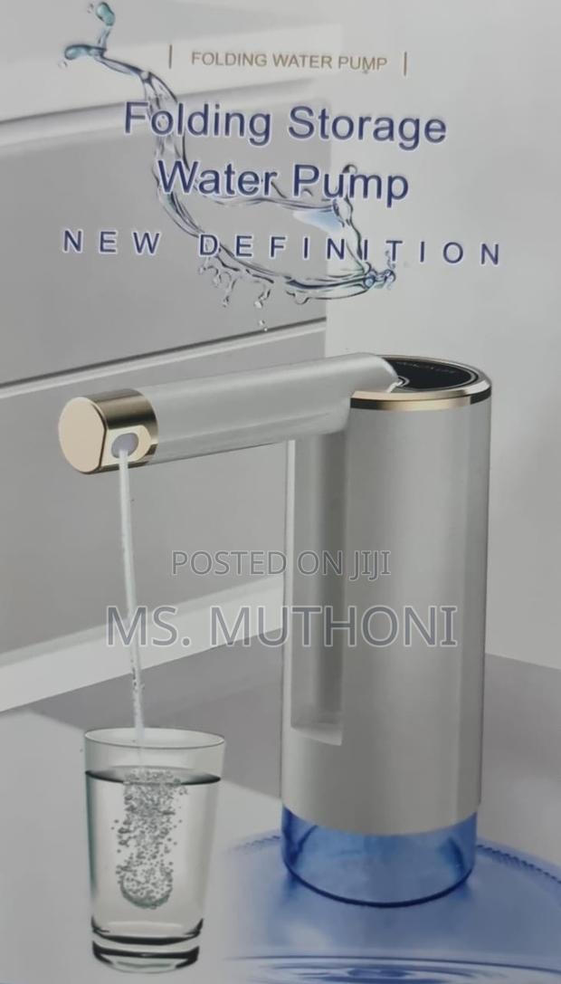 Rechargable Golden Folding Spout Automatic Water Pump - main view