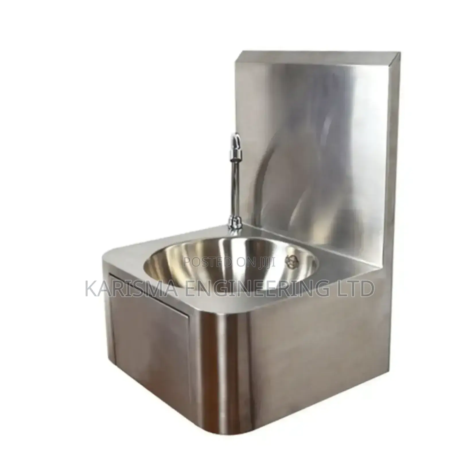 Wall-Mounted Hands Free Knee Operation Sink