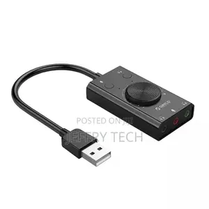 Orico Usb Microphone Earphone Sound Card With 3 Port Output
