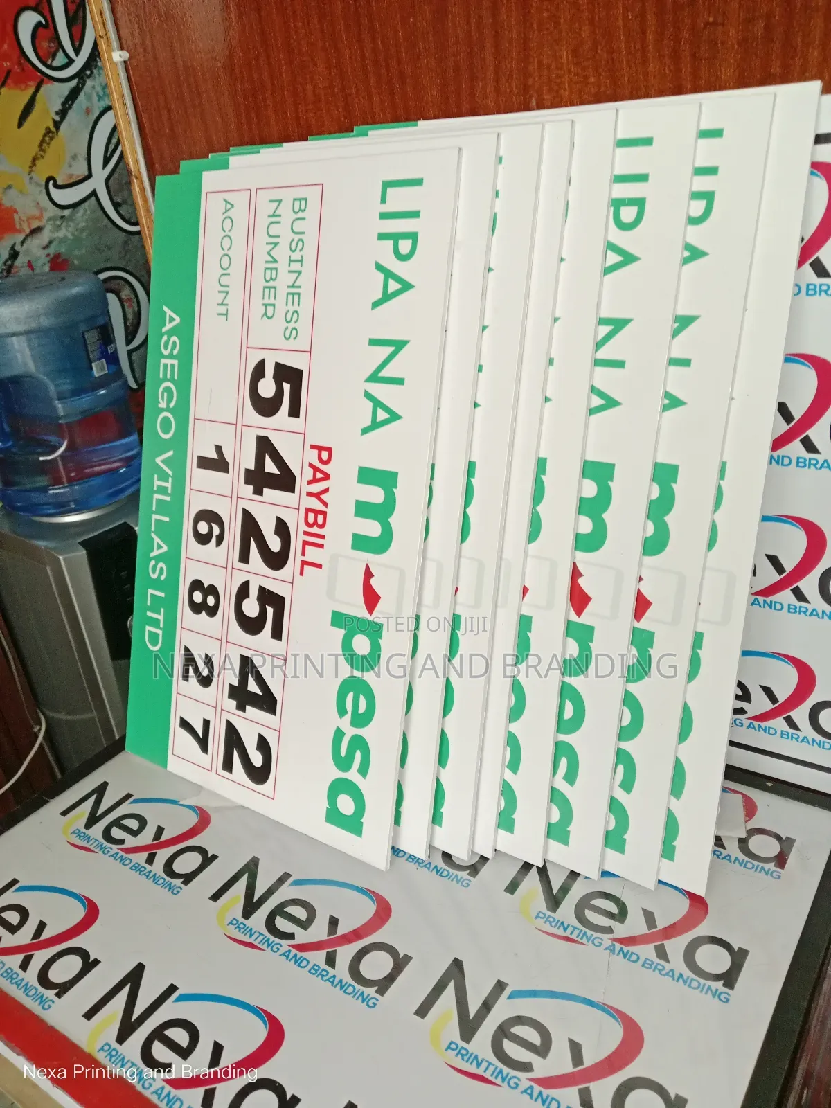 Mpesa Paybill and Buy Goods Mounted Display Boards