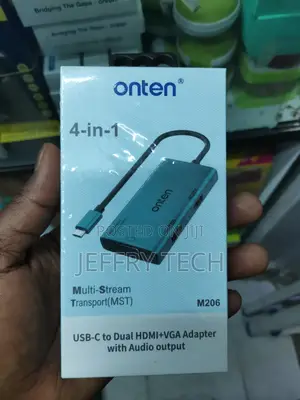Onten Usb-C to Dual Hdmi and Vga Adapter