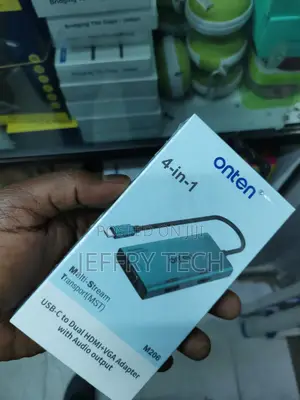 Onten Usb-C to Dual Hdmi and Vga Adapter