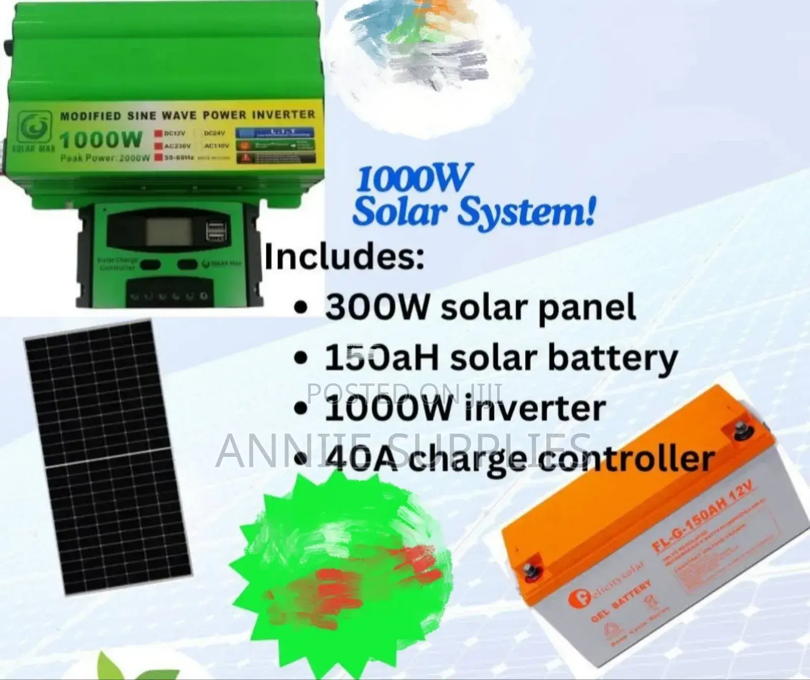 550w Solar Full Kit