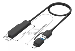 Usb-C Adapter Usb 3.0 to Sata Adapter | Onten Color Black