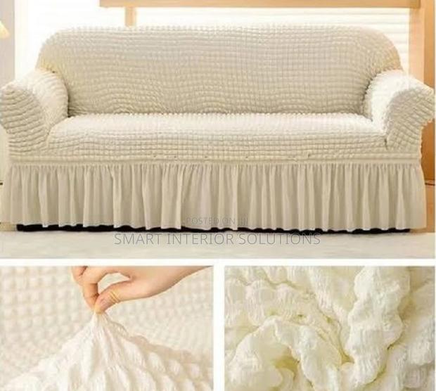 White Turkish Sofa Cover