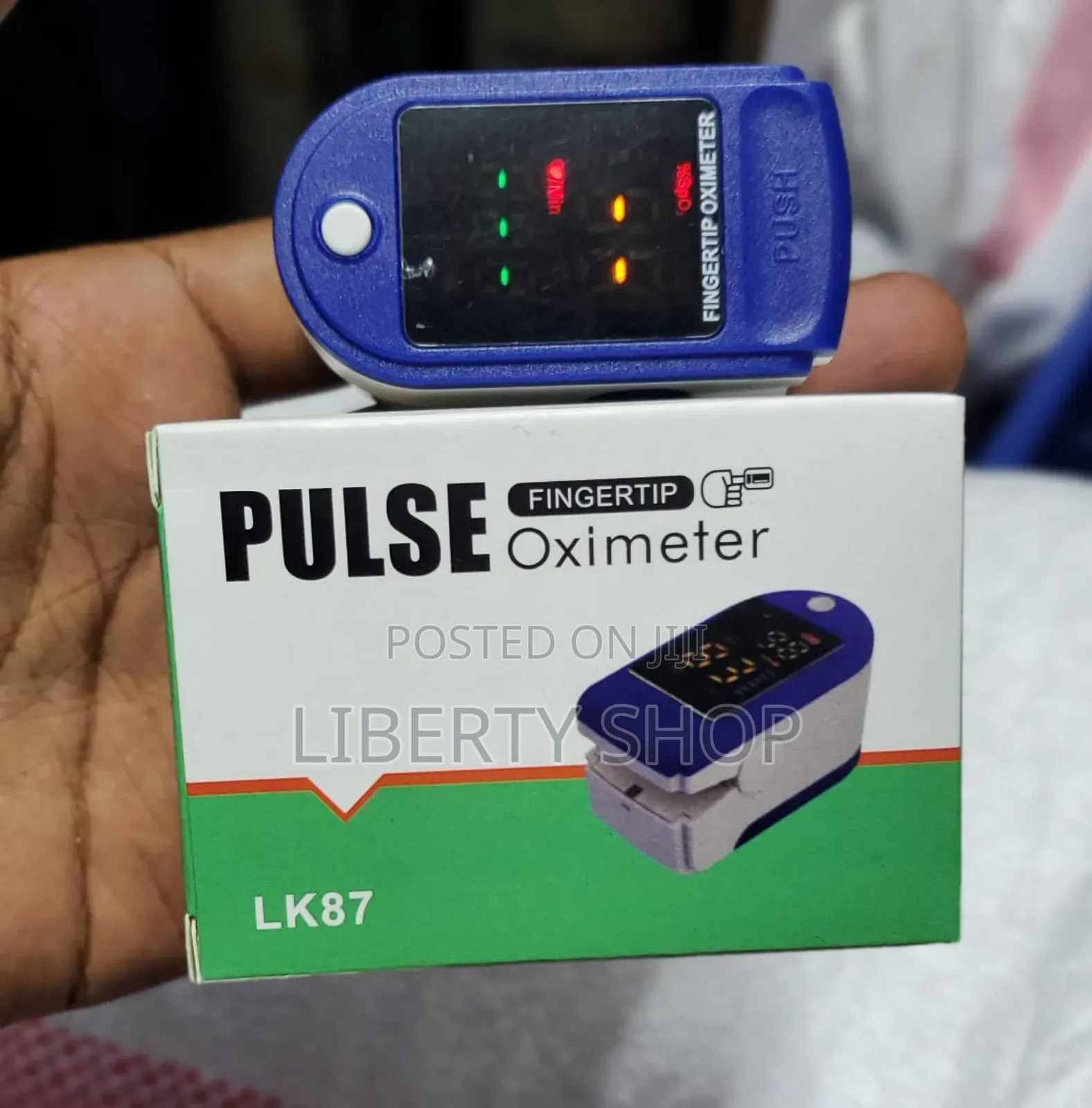 Pulse Oximeter for Pulse Rate and Oxygen