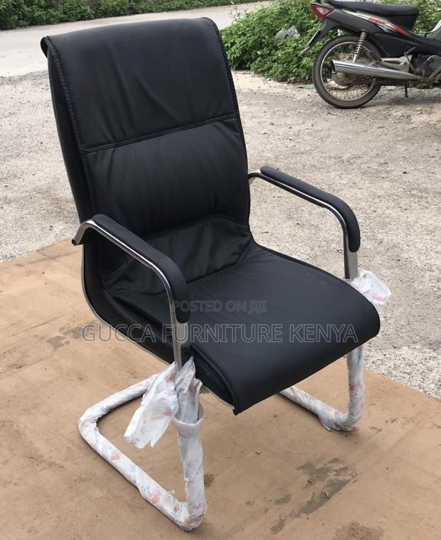 Office Chairs: Office Simple Leather Kneeling Chair - thumbnail 4