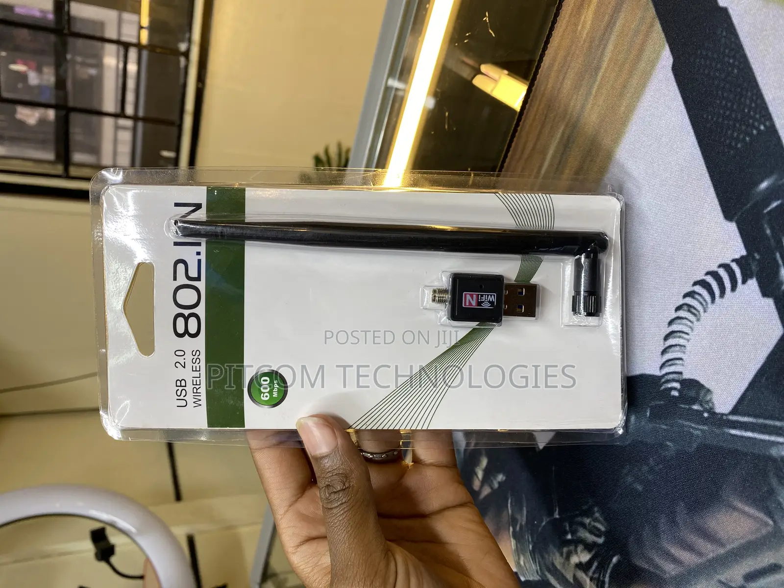 Wireless Usb Wifi Dongle With Antenna