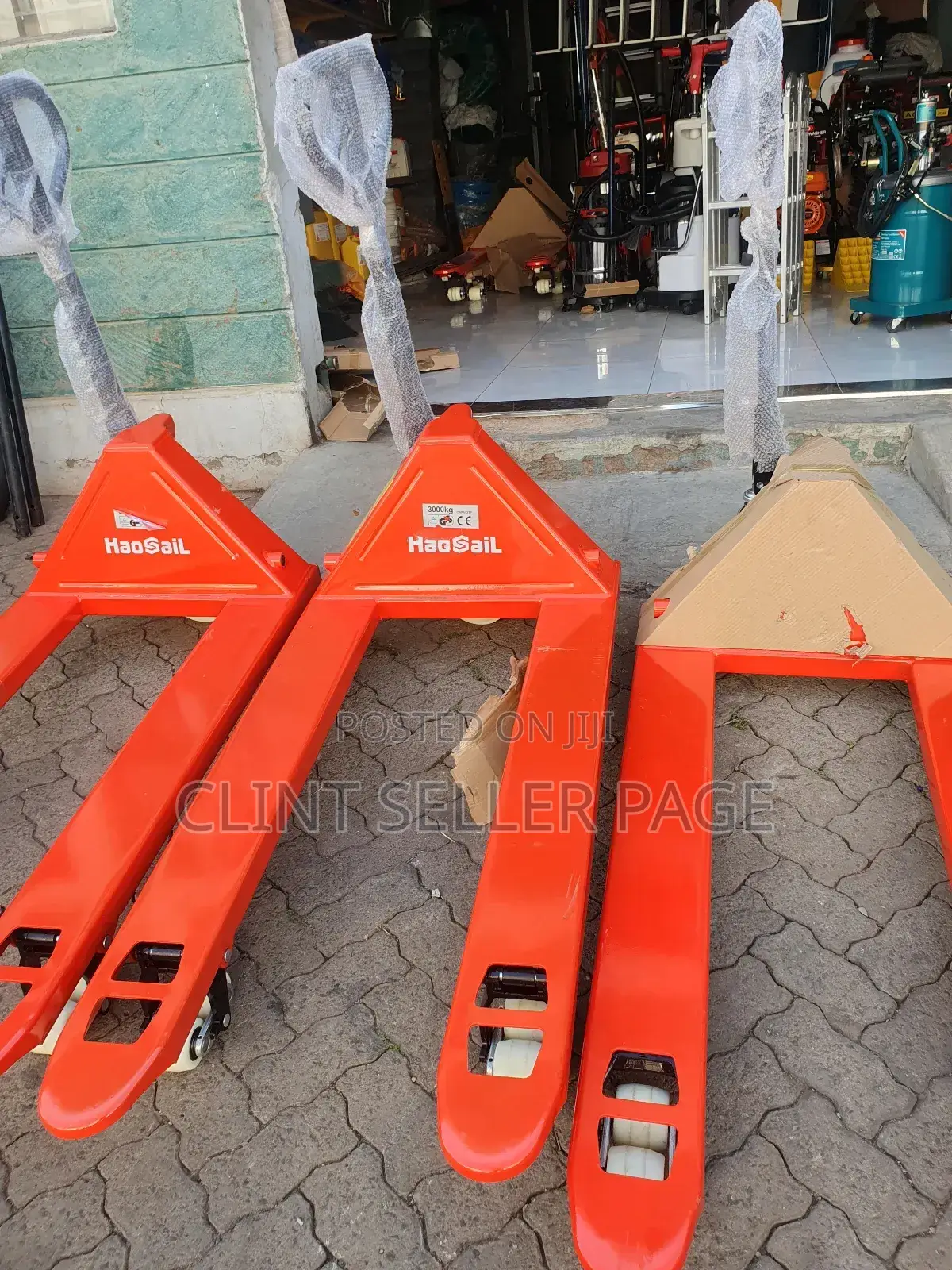 3 Tones Hydraulic Hand Pallet Trolley.