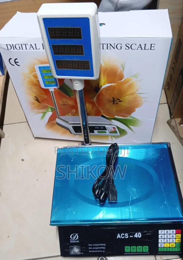 Acs 40kg Digital Weighing Scale - main view