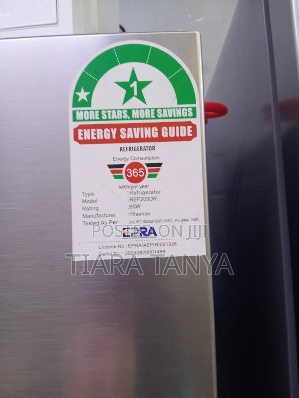 Hisense Double Door Fridge 203l Ref203dr