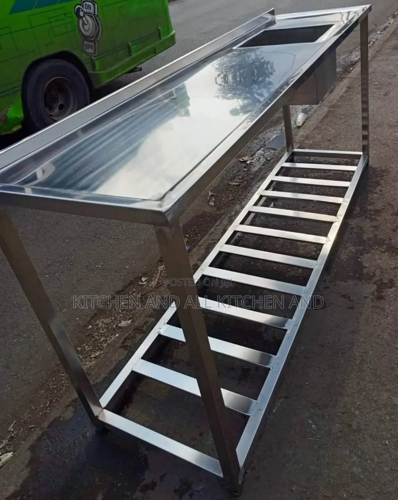 Superb Design Stainless Steel Hand Wash Sink With a Rack