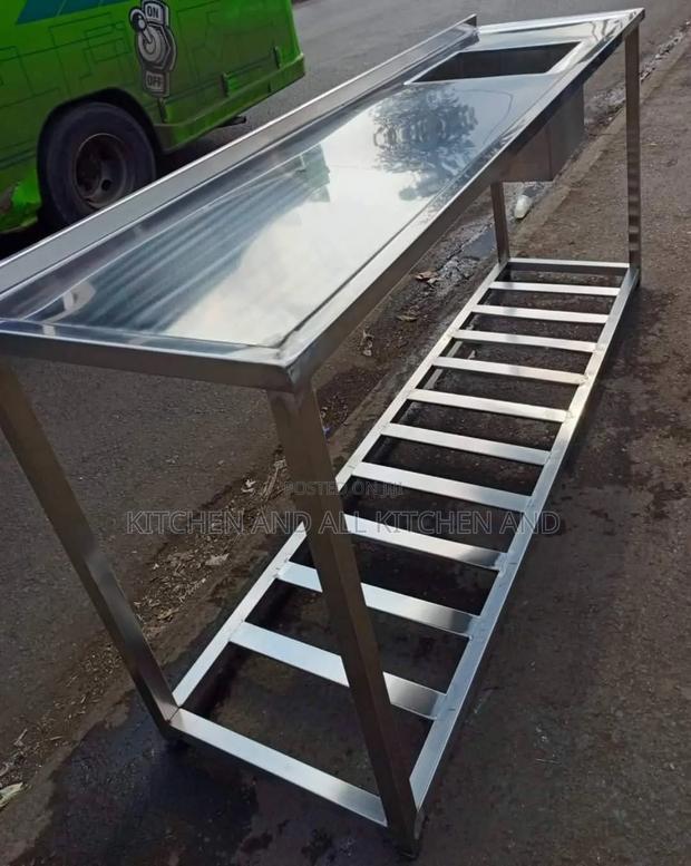 Superb Design Stainless Steel Hand Wash Sink With a Rack
