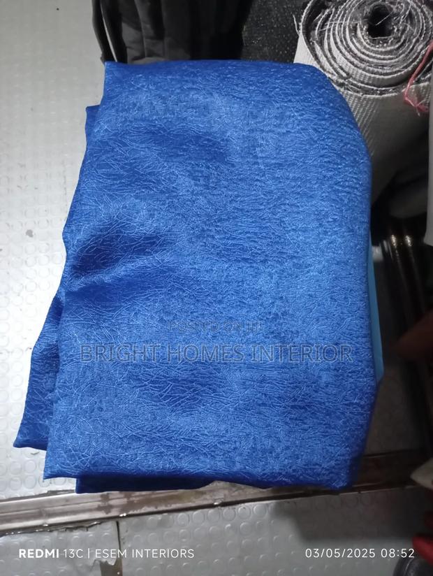 Royal Blue Quality Curtain Available