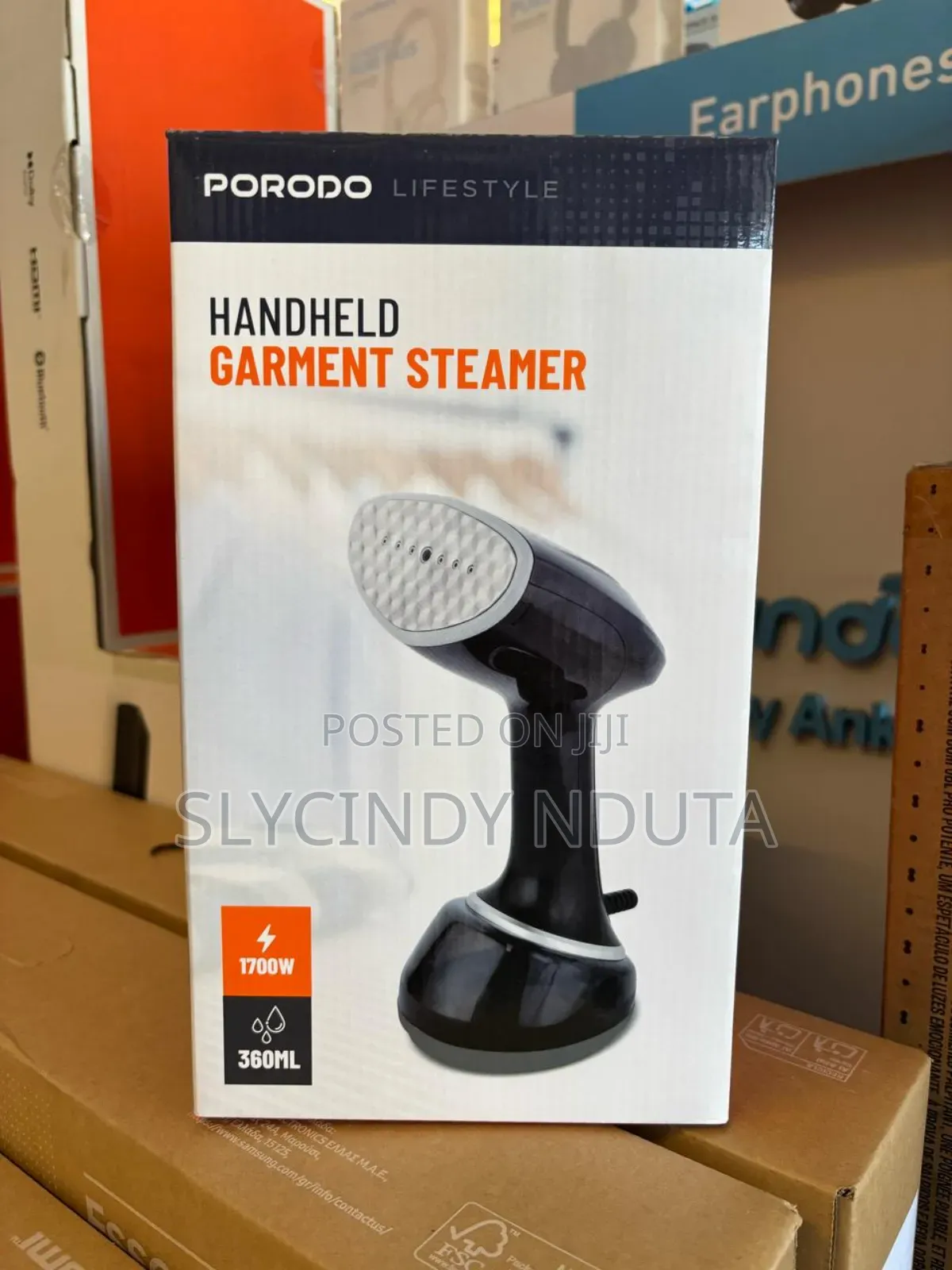 Porodo Handheld Garment Steamer 360ml