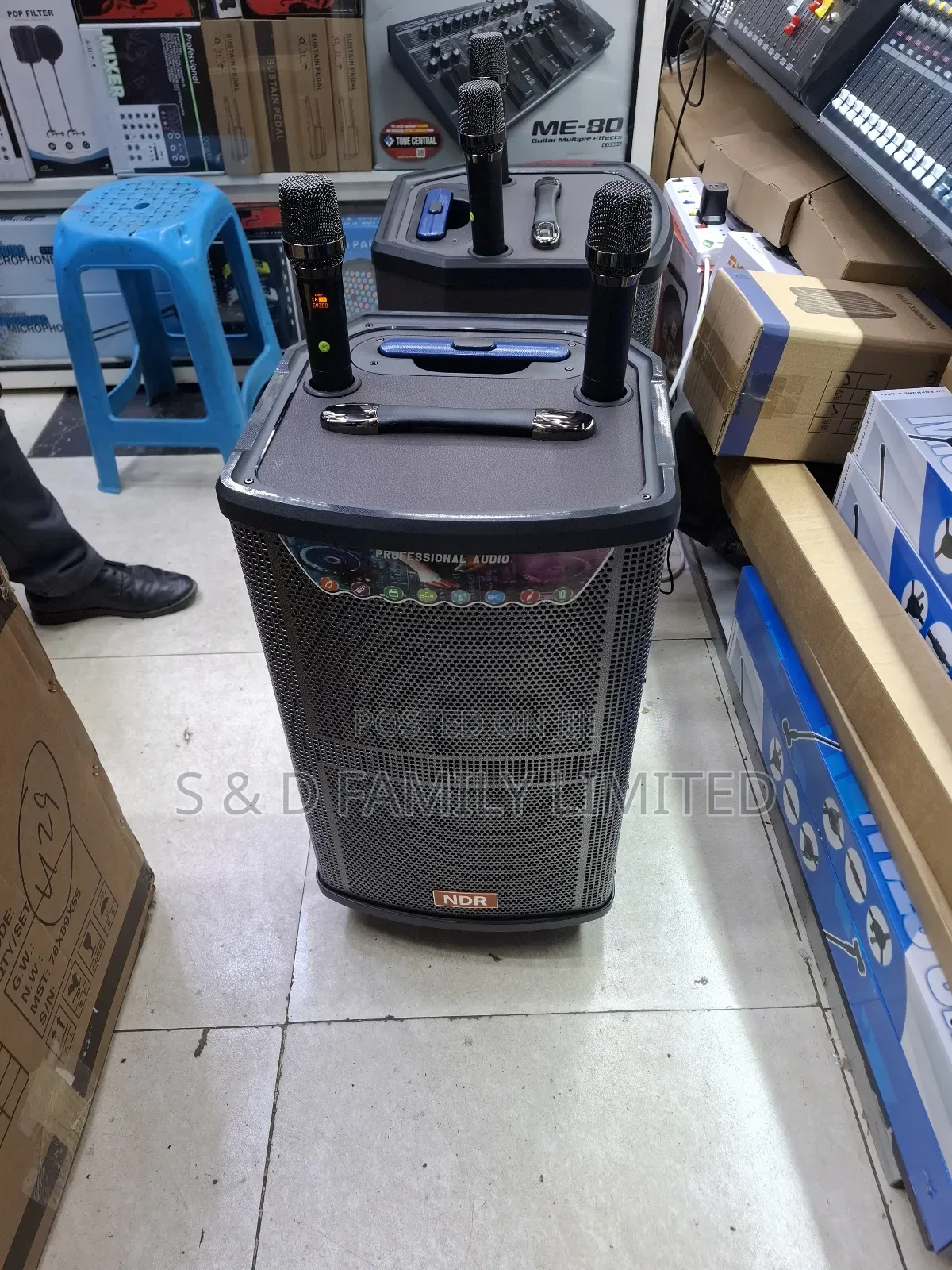 NDR Rechargeable 12 Inch Speaker