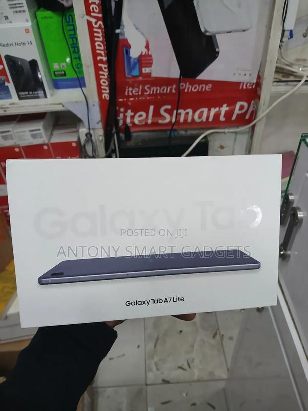 New Samsung Galaxy Tab A7 Lite 32 GB Gray - thumbnail 3