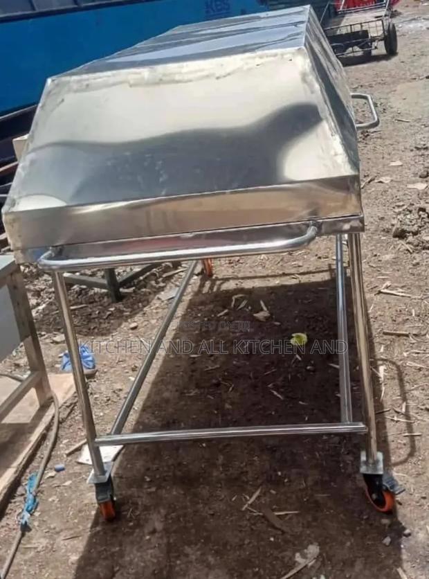 Stainless Steel Morgue Body Trolley
