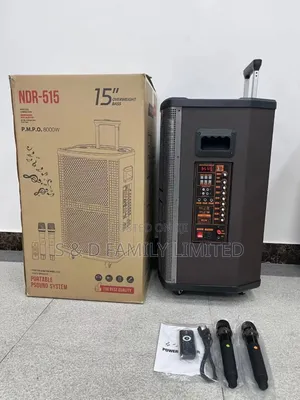 NDR 15 Inch Rechargeable Speaker