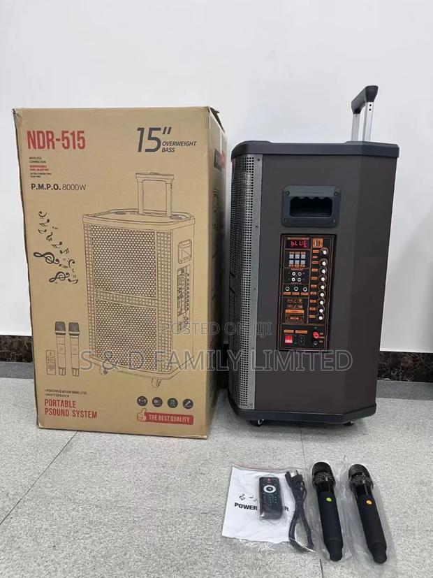 NDR 15 Inch Rechargeable Speaker - thumbnail 3