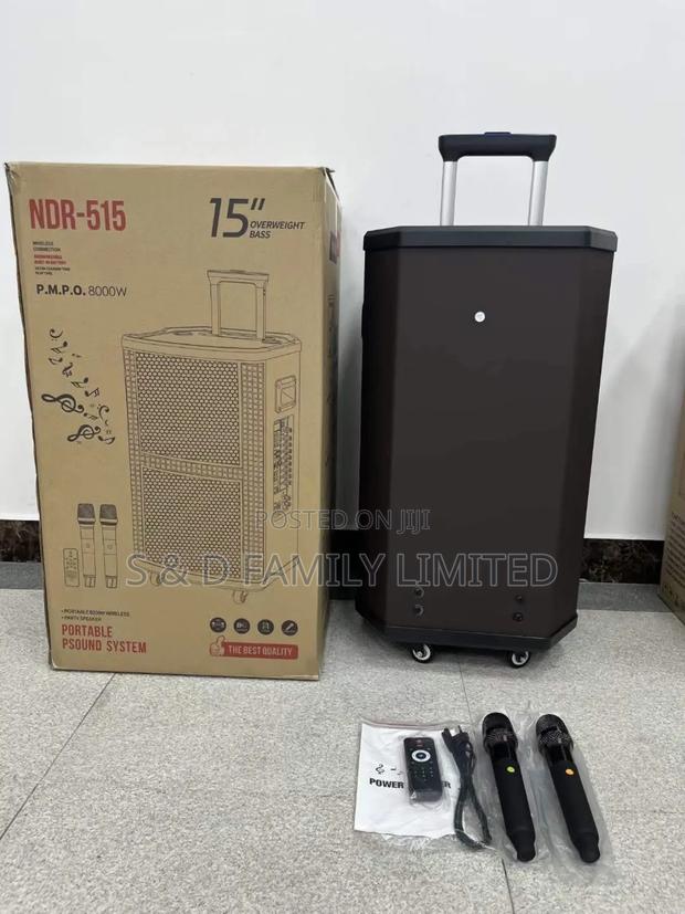 NDR 15 Inch Rechargeable Speaker - thumbnail 4