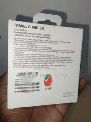 Fast Charger 45 Watts Complete With Fast Cable Type C