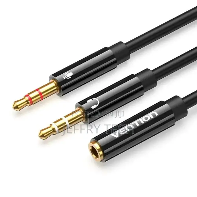 Vention 2*3.5mm Male to 4 Pole 3.5mm Female Audio Cable